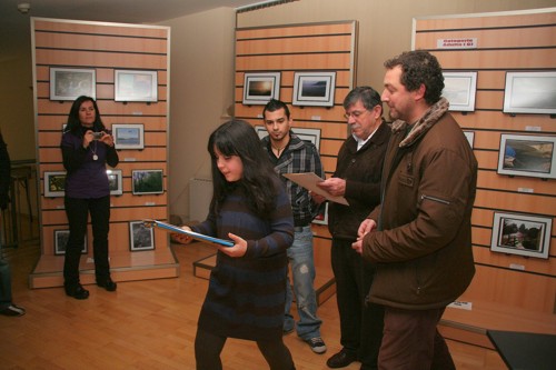 Entrega de premios do V certame de fotografía. 24 de xaneiro de 2009.